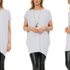 Image 14: Want Clothing Oversized Sleeveless Hi-lo Back Baggy T-Shirt Dress