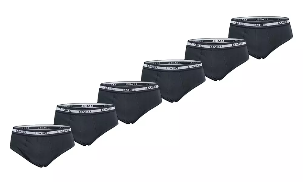 Lot de 6 sous-vêtements pour hommes en coton élastique Liabel