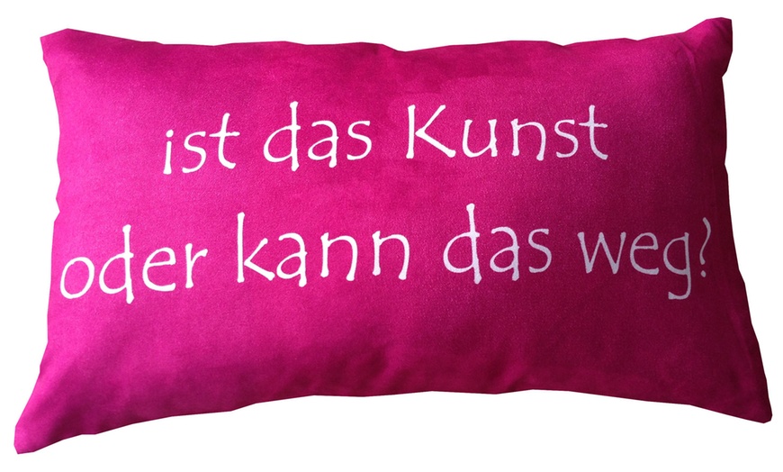 Image 4: Kissen mit Spruch