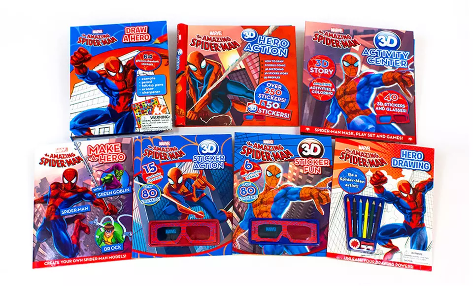 The Amazing Spider-Man Activity and Drawing 7-Book Set - Primary Image