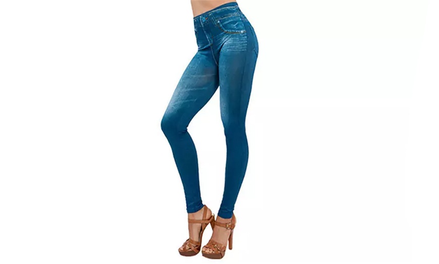 Image 4: Women's High-Waist Jeggings