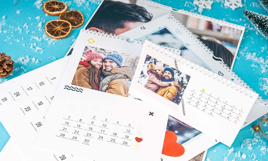 Image 4: Personalizowane kalendarze biurkowe i ścienne z własnymi zdjęciami
