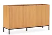 Sideboard „Curva“ in Weiß/Eiche oder Eiche/Schwarz - Second Medium