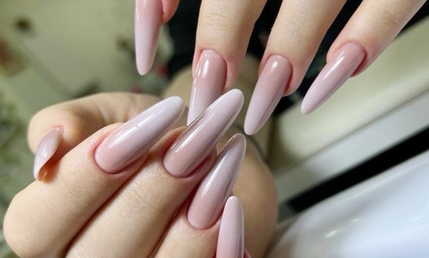 Image 2: Classic or Gel Mani or Pedi or Both or Acrylic or Hard Gel Extension