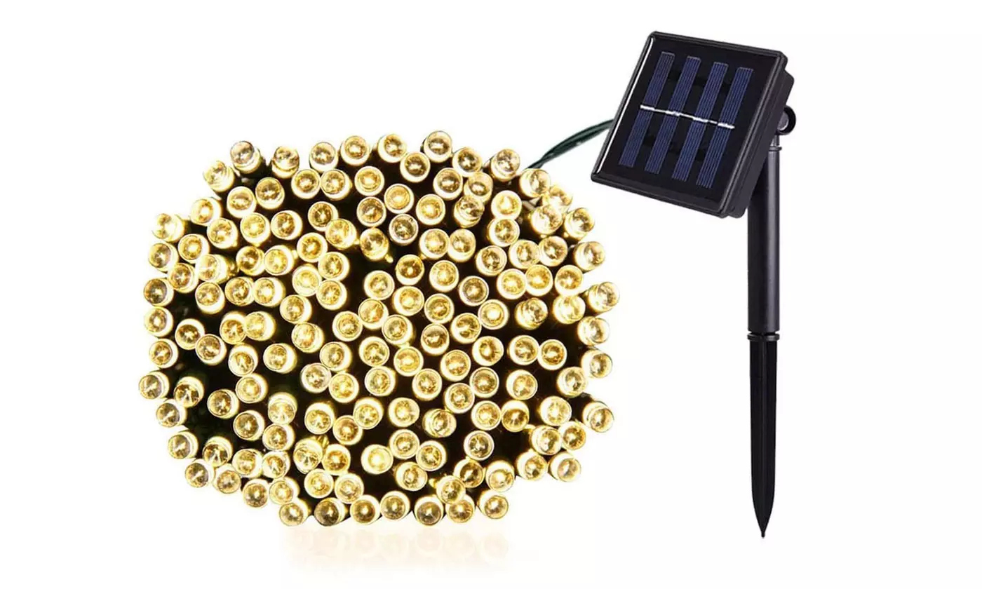 ItBelongs2U 72ft 200 LED Solar Christmas String Lights Garden Decor