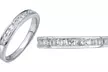 1/2 CTTW Princess Diamond Wedding Band in 10K Solid Gold by Brilliant Diamond - Second Medium