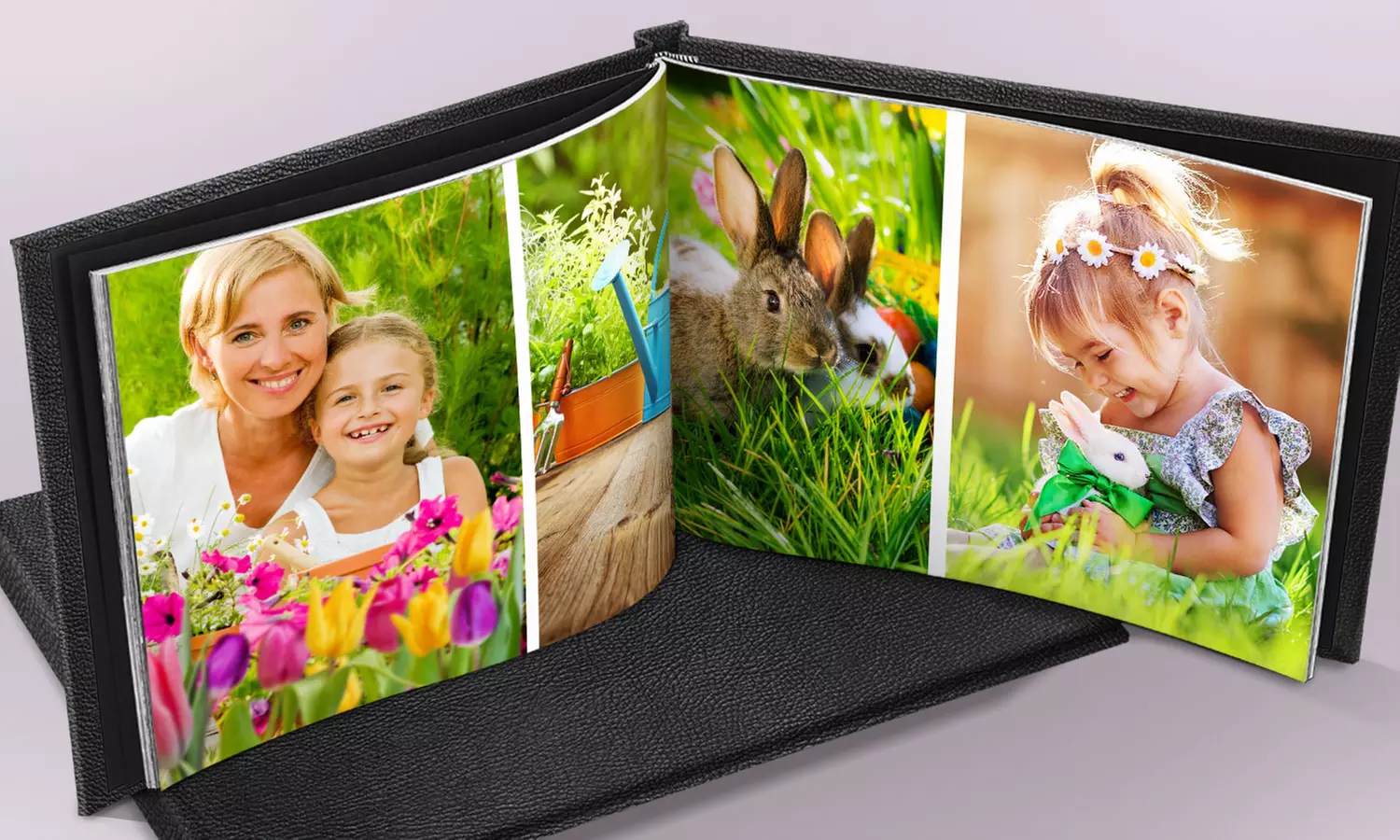 20-Page Custom Leather Cover Photo Book from Printerpix. Multiple Options Available from $6.99–$24.99. - Primary Image