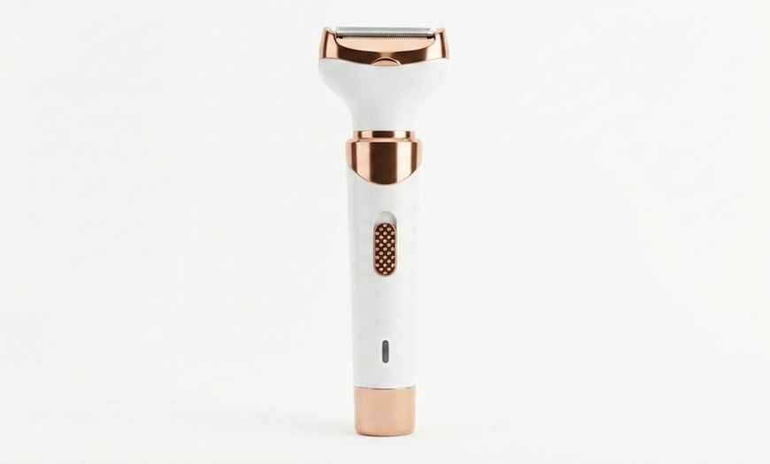 Image 4: Women’s 4-in-1 Electric Shaver - Rechargeable Wet & Dry Hair Remover