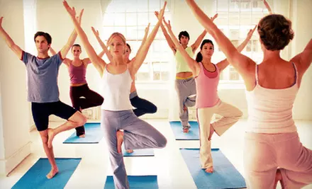 $39 for One Month of Unlimited Hot-Yoga Classes at Fahrenheit Yoga Studio (Up to $145 Value) - Primary Image