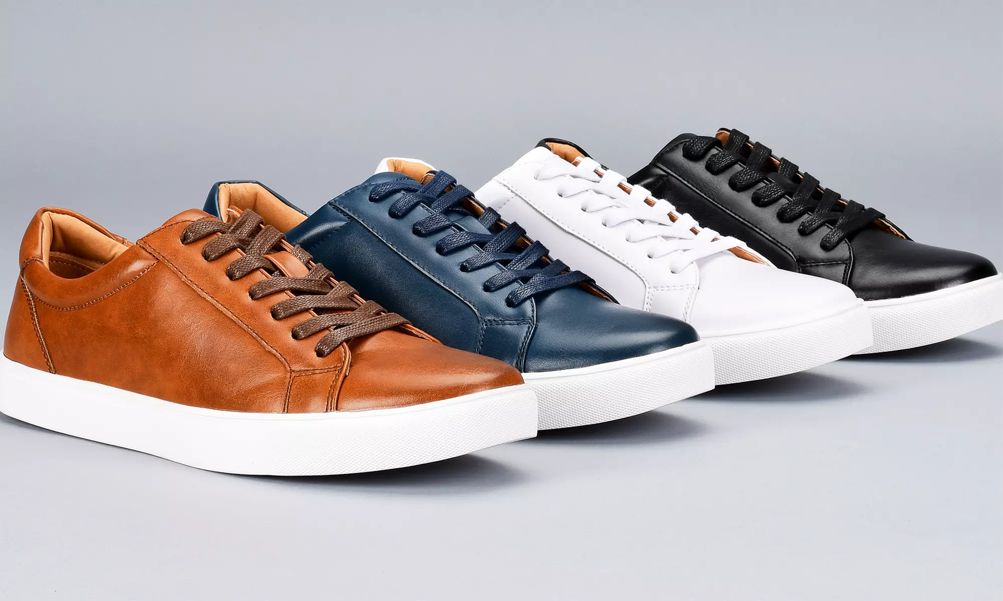 Harrison Classic Men's Low-Top Lace-Up Sneakers - Primary Image