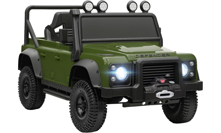 Image 3: AIYAPLAY Kids' Ride On Land Rover with Remote Control