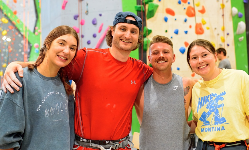 Image 2: Indoor Climbing at Triangle Rock Club; Guided Climbing for 1 or 2