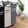 Image 3: 145L Foldable Three-Section Laundry Basket