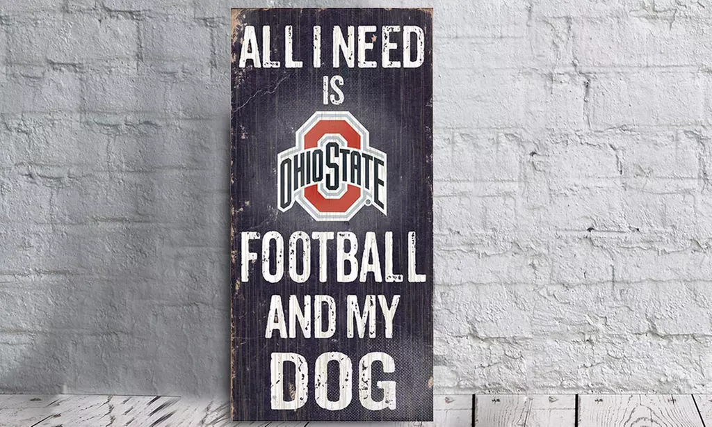 NCAA Football and My Dog Signs - Primary Image