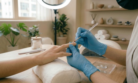 Healthy Nail BIAB DELXUE Gel Pedicure - SM Beauty Studios