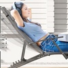 Image 7: Outsunny Set of Two Adjustable Back Sun Loungers 