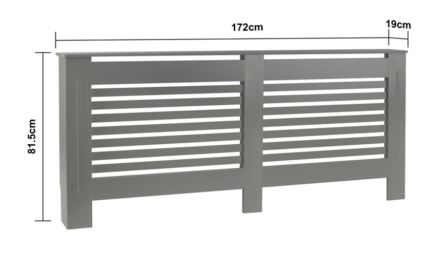 Image 13: Contemporary Wooden Radiator Cover - Child and Pet Safe