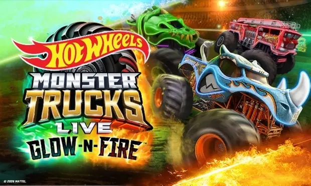 Hot Wheels Monster Trucks Live: Glow-N-Fire - Up To 9% Off