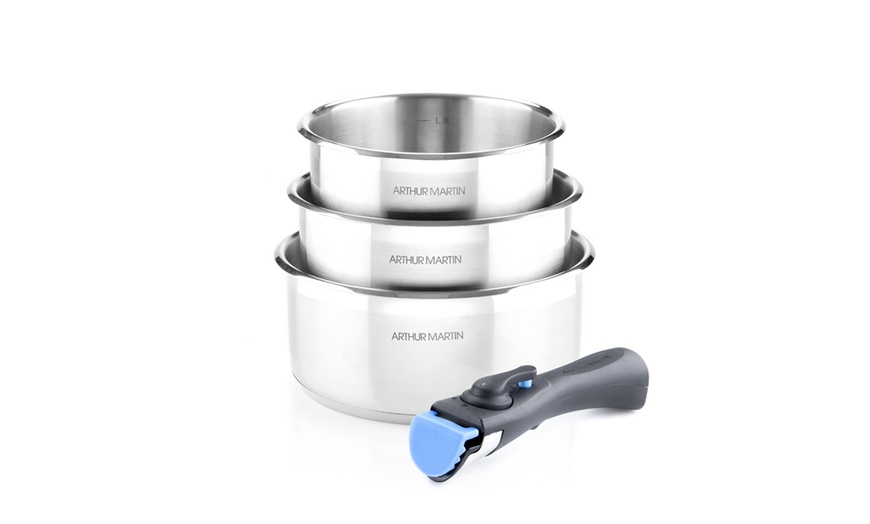 Image 3: Lot de casseroles ou batterie de cuisine Arthur Martin