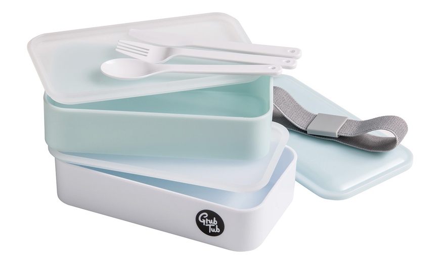 Image 7: Grub Tub Lunch Boxes