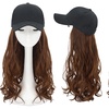 Image 5: Curly Long Wig Baseball Cap