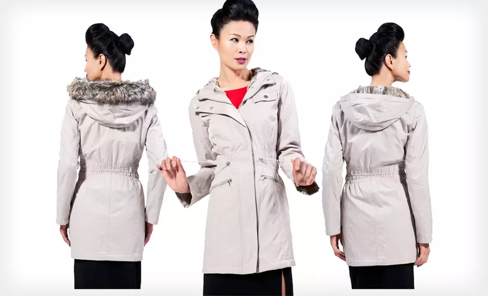 $65 for a Kenneth Cole Women’s Hooded Coat ($245 List Price). 42 Options Available. Free Shipping and Free Returns. - Second Medium