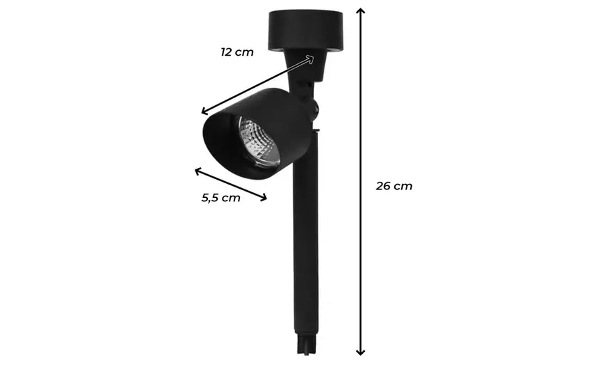 Image 5: Set van 4 of 6 solar spotlight lampen