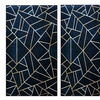 Image 5: Black & Gold Graphic Rug