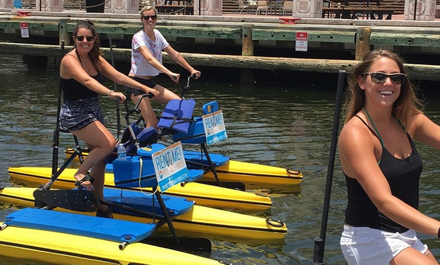 Water Bike Rental for Two - Tampa Bay Water Bike Co. | Groupon