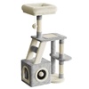 Image 8: 53cm/107cm Cat Tree Tower Indoor Cat Bed with Scratching Post