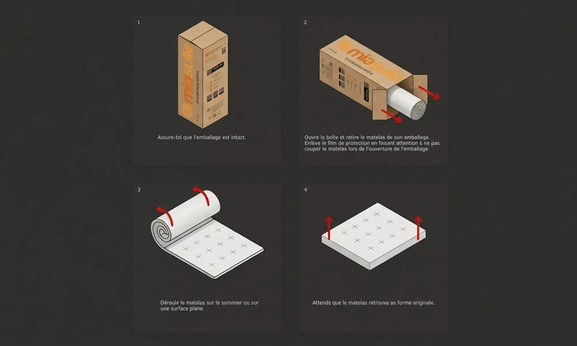 Matelas pliable en mousse de 10 cm de hauteur