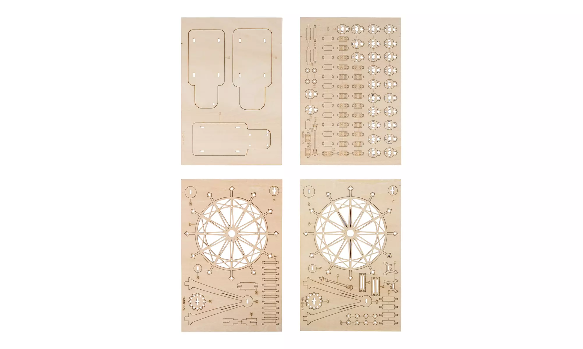 DIY 3D Wooden Puzzle -Transportation/Music/Carnival Rides and more!