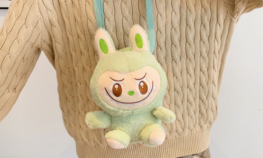 Image 16: Labubu Inspired Backpack or Crossbody Bag