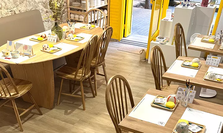 Taller de pintura en cerámica para 1, 2 o 4 personas