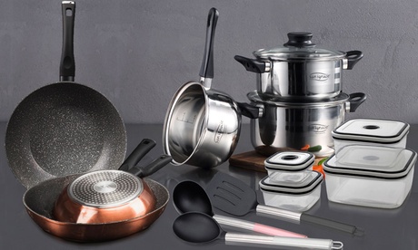 Set di padelle San Ignacio collezione Venus con accessori da cucina disponibile in 3 tipologie