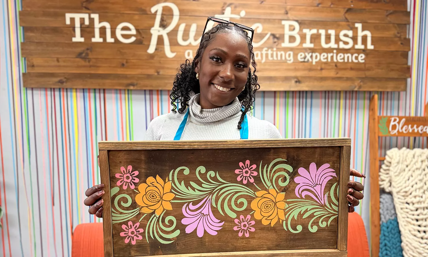 Unleash Creativity at The Rustic Brush with Painting Glass Session for Kids and Adults (Up to 34% Off) - Primary Image