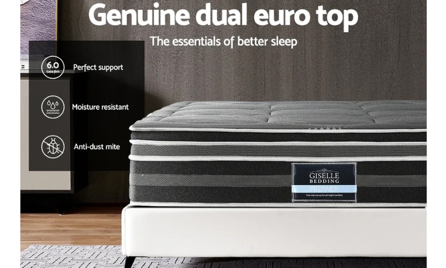 Image 3: Giselle 35cm Bamboo Cover Mattress