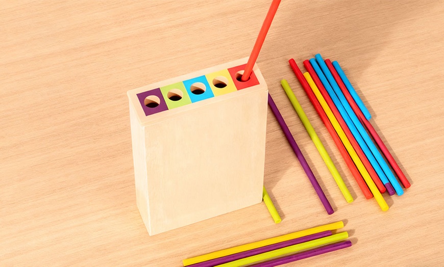 Image 5: 3-in-1 Wooden Stick Pull Game