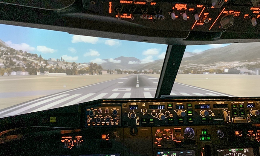 Image 2: Fliegen im Flugsimulator Boeing 737-800 (60 Min.) für 1 Person