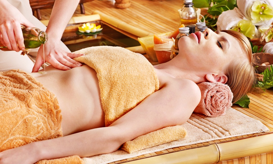 Image 1: One or Two 60 or 90-Minute Swedish Fusion Massages and Aromatherapy