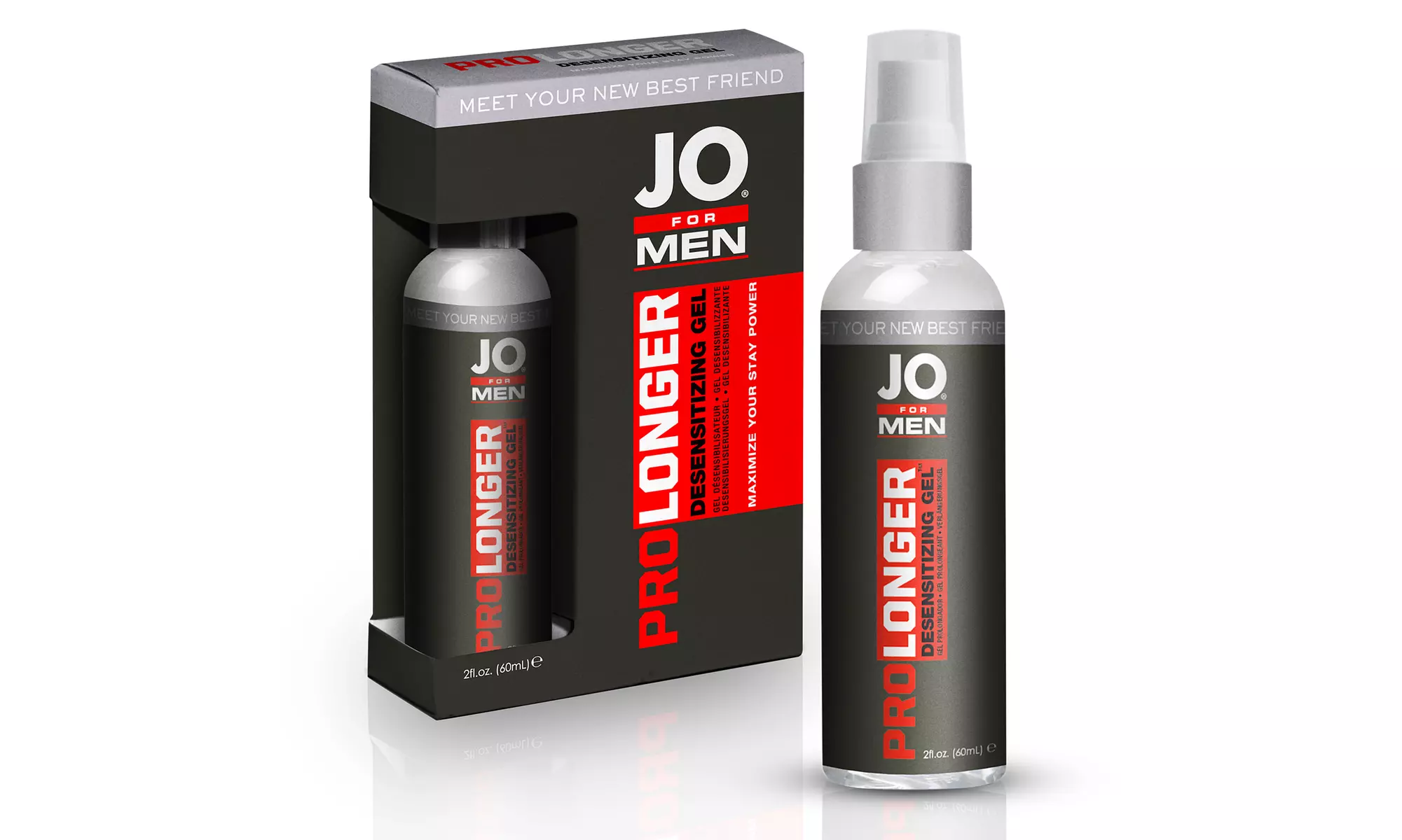 JO for Men Prolonger Desensitizing Gel (2 Fl. Oz.) - Primary Image