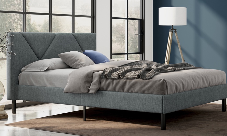 Image 18: Lit en tissu "Ric"