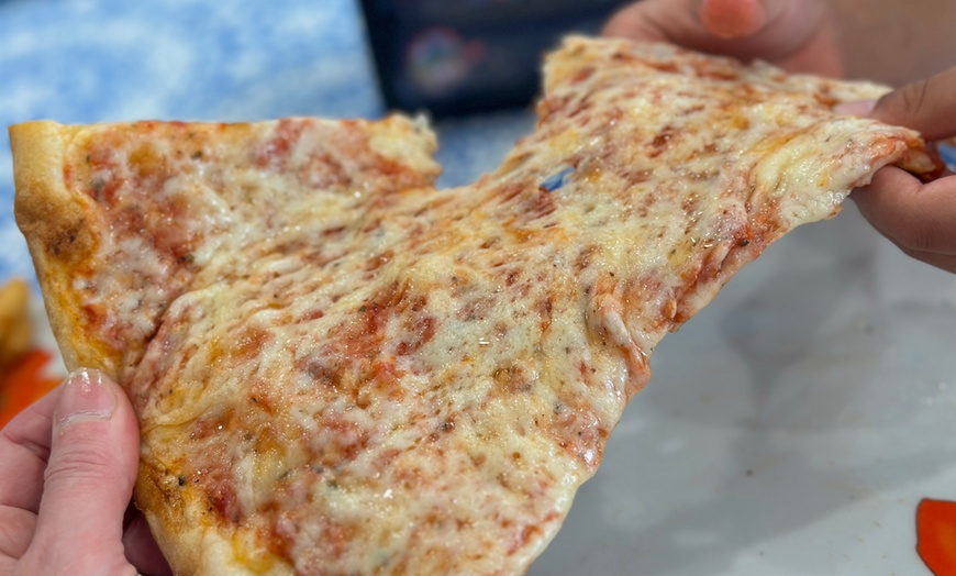 Image 2: Enjoy Delicious New York Style Pizza, Appetizer or Strombolis w/ Drink