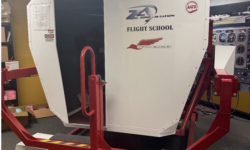 Image 3:  60 Min Flight Simulator with Optional Certified Instructor and More
