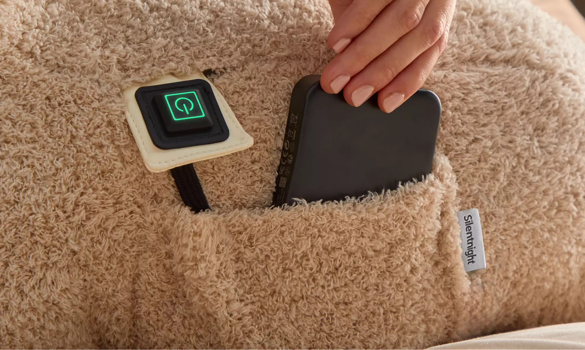 Silentnight Cosy Cuddles USB Heated Reading Cushion