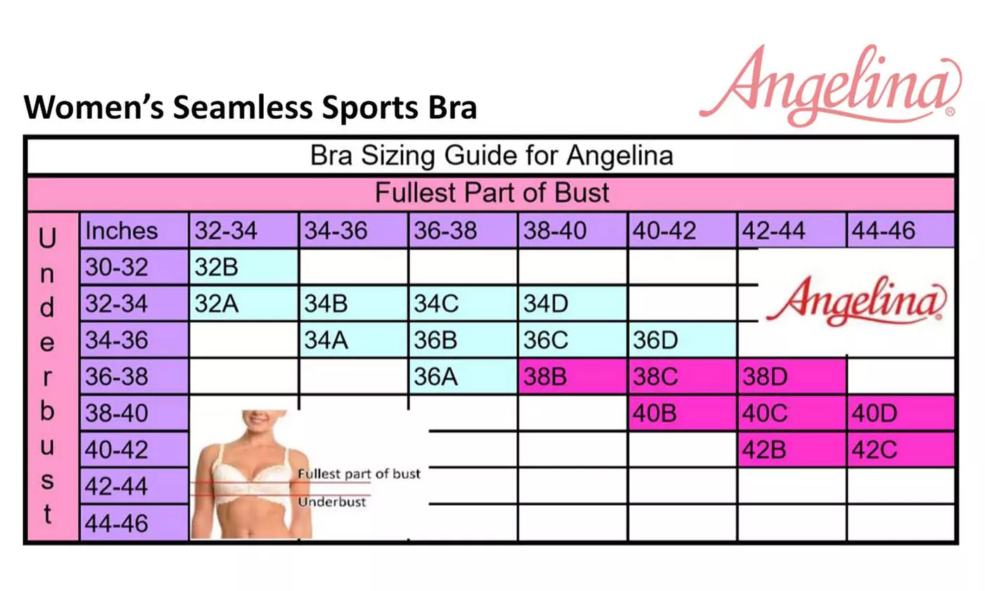 Angelina Seamless Strappy Racerback Sports Bra (6-Pack) - Second Medium