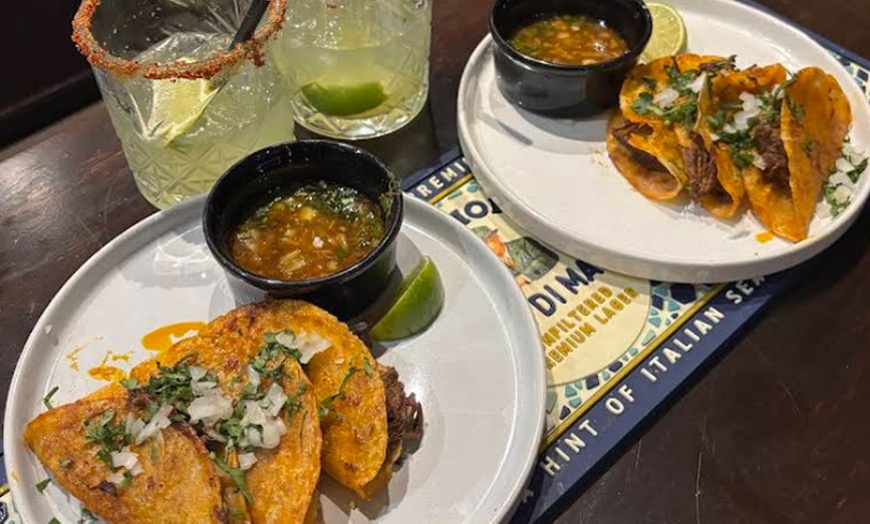 Image 1: Any Starter, Any Main & a Loco Hombre House Beer for 1, 2, or 4 People