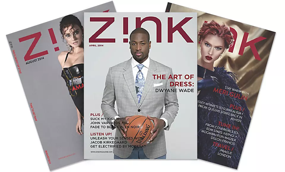 1-Year, 10-Issue Subscription to Zink Magazine - Primary Image