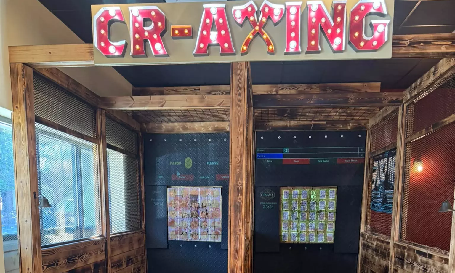 Enjoy Axe Throwing Fun for Two to Ten People 