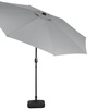 Image 10: Outdoor Large 3M Rotating Parasol with Multiple Base 
